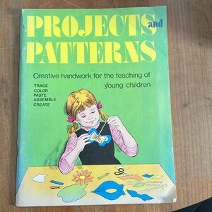Book: vintage 1981 Projects and Patterns art Book
